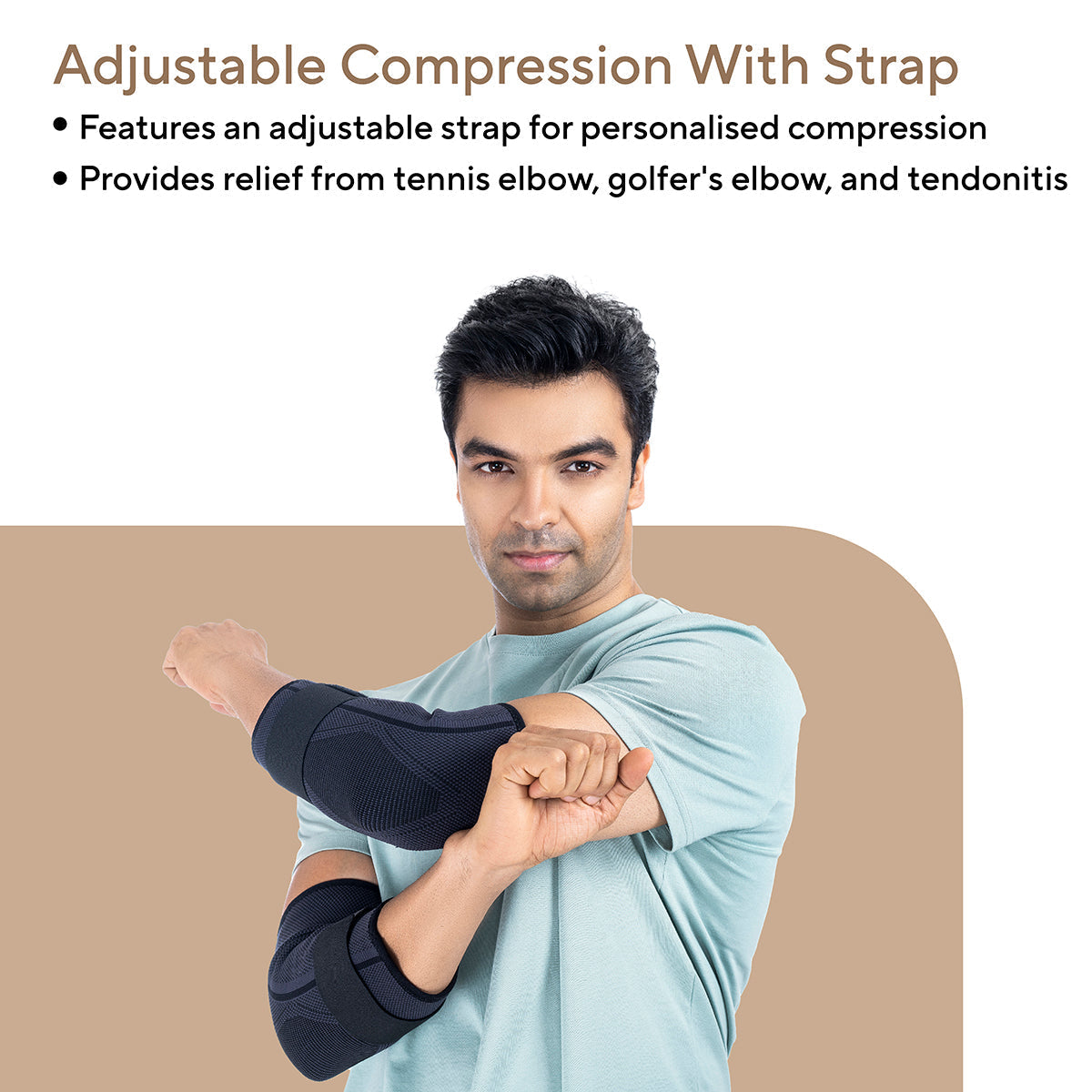 Elbow Support Brace with Strap