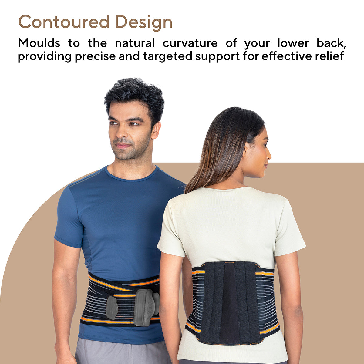 Contoured Lumbar Support Belt