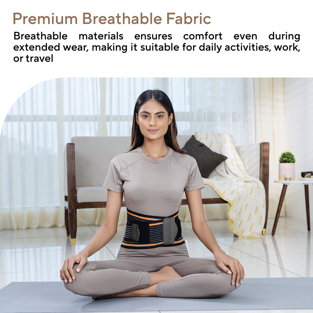 Contoured Lumbar Support Belt