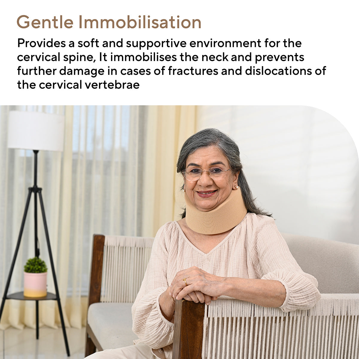 Cervical Collar Soft | Neck Support for Cervical Spine Immobilization & Pain Relief