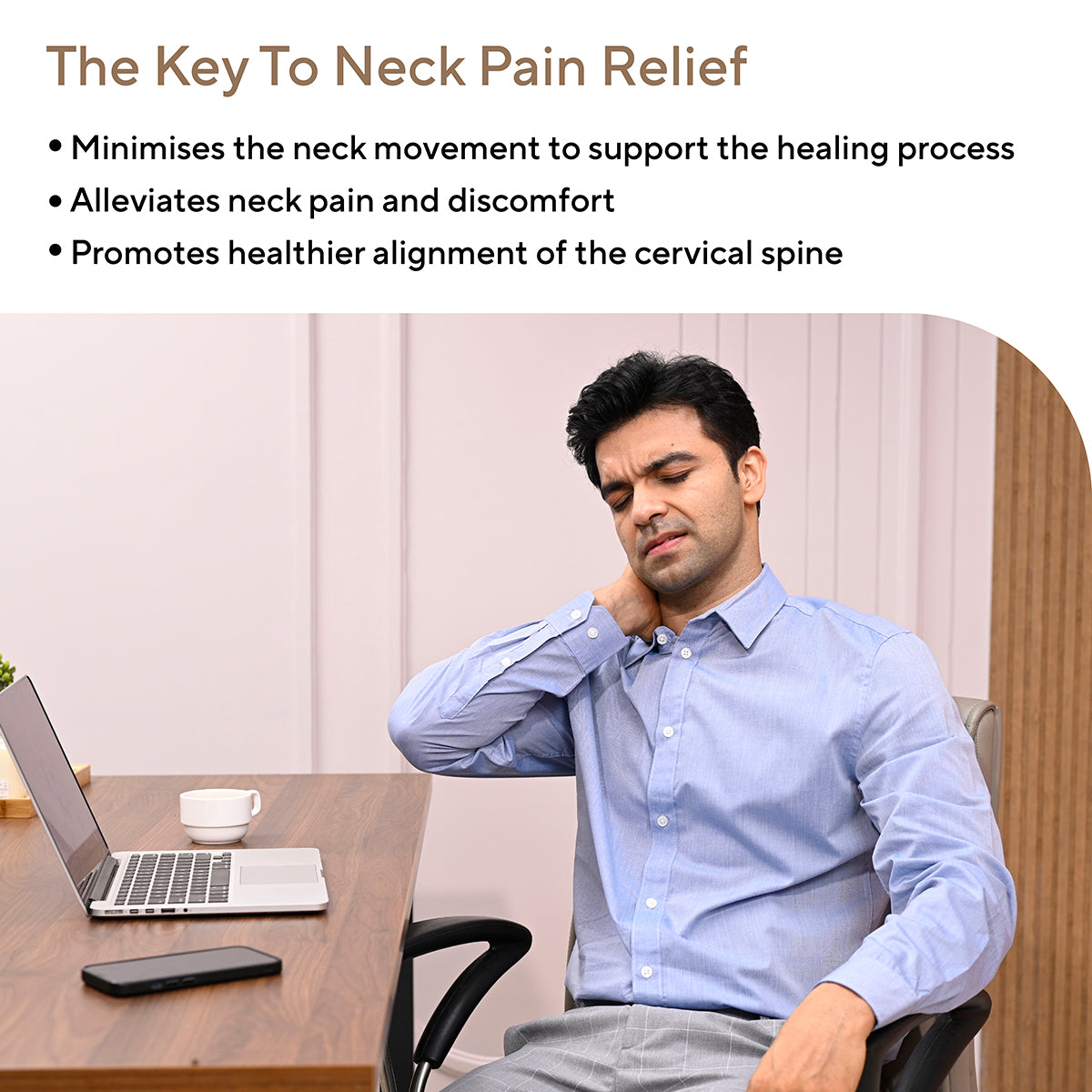 Cervical Collar Soft | Neck Support for Cervical Spine Immobilization & Pain Relief