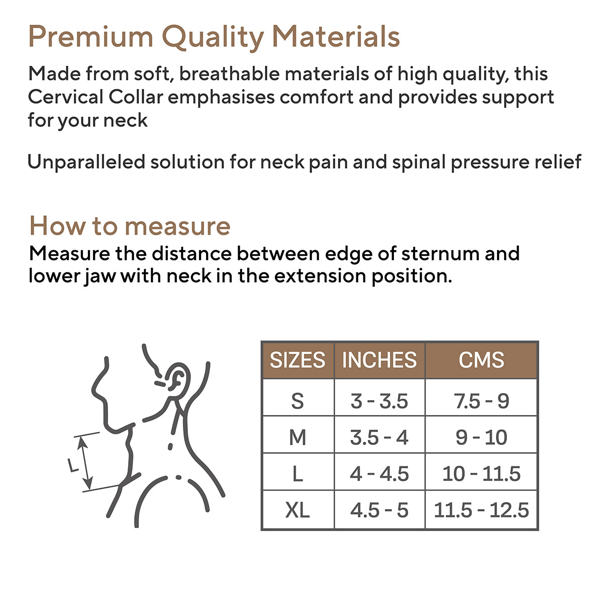 Cervical Collar Soft | Neck Support for Cervical Spine Immobilization & Pain Relief