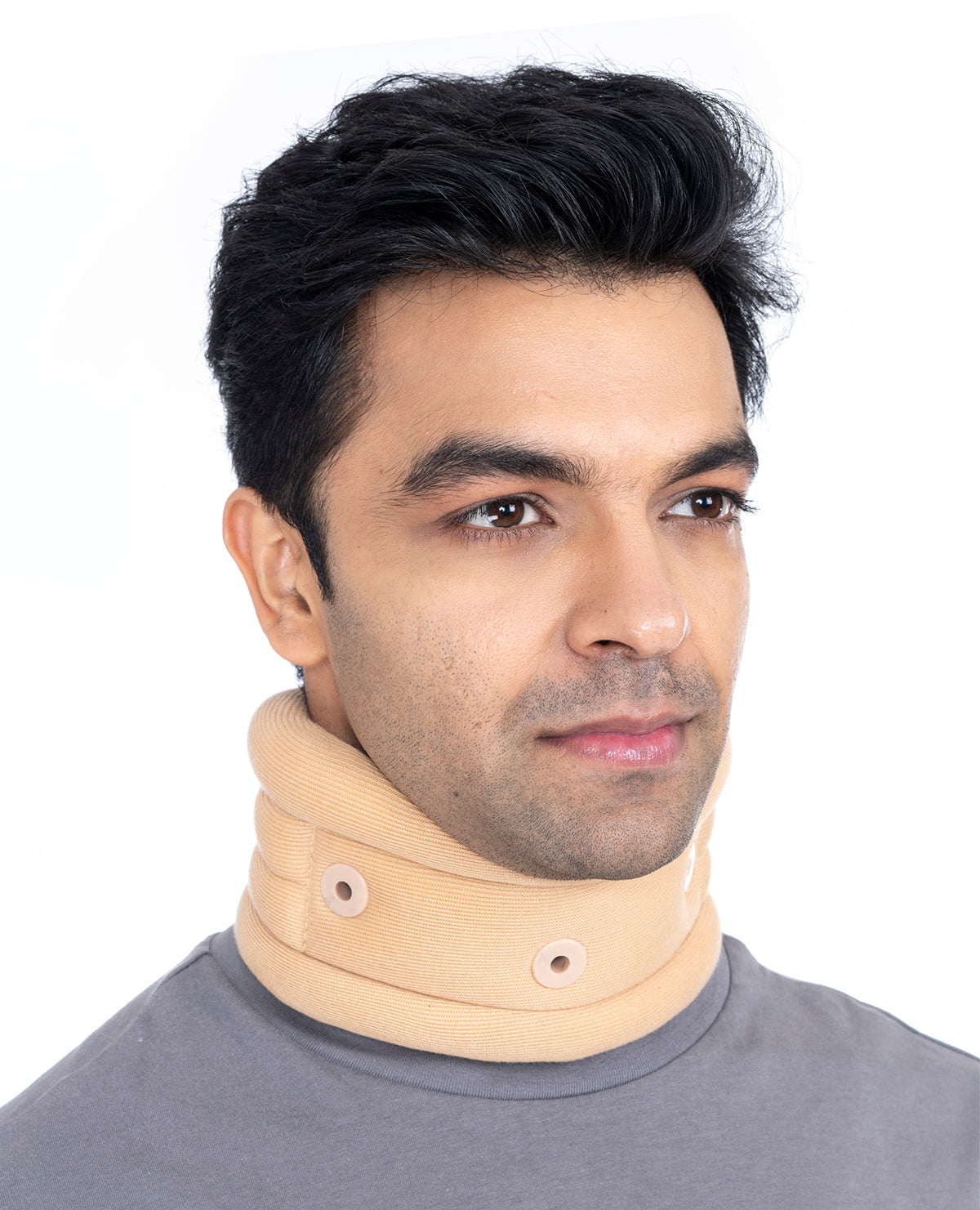 Cervical Collar with Support, Contoured Neck Support for Cervical Spine Immobilization & Pain Relief