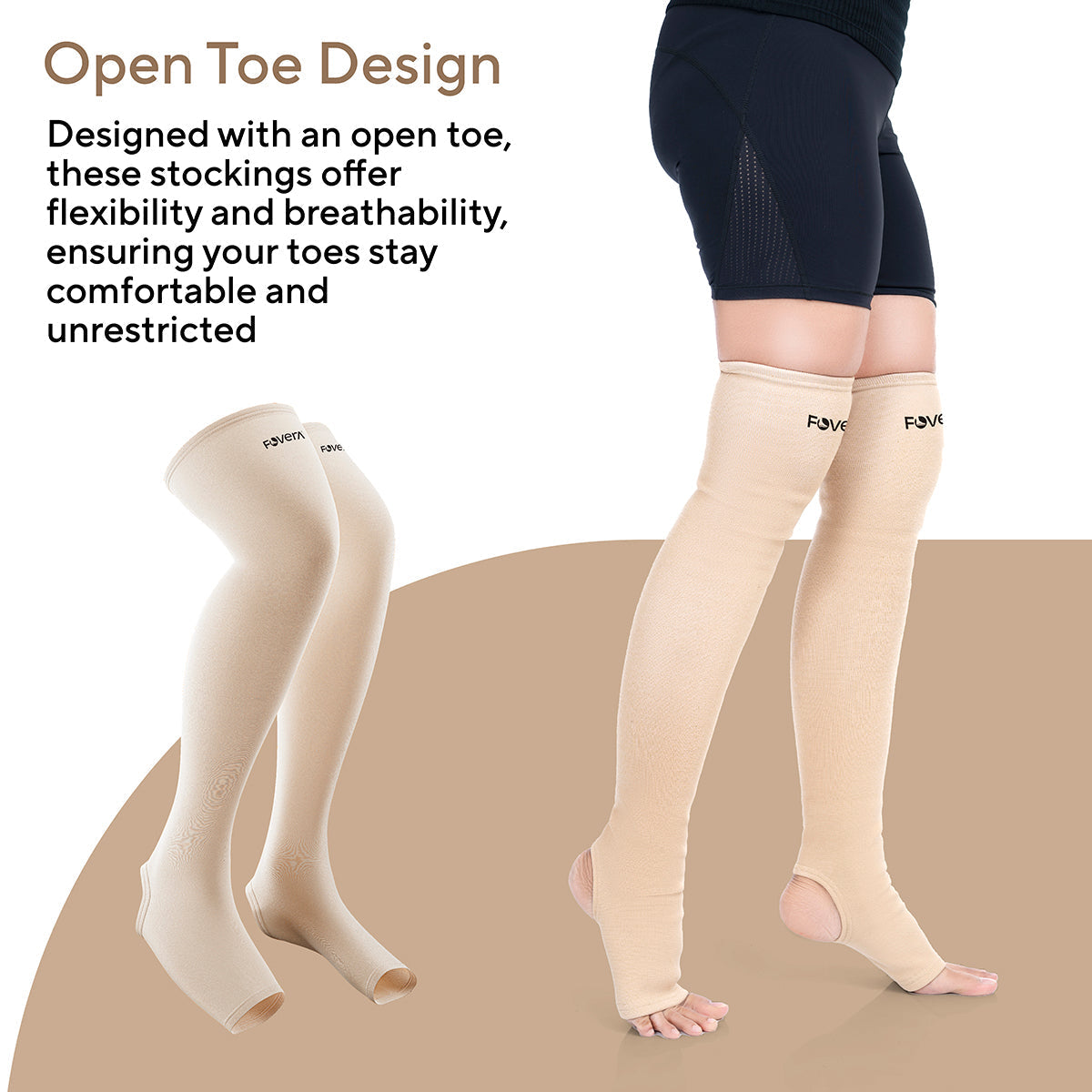 Varicose Veins Compression Stockings (Above Knee)