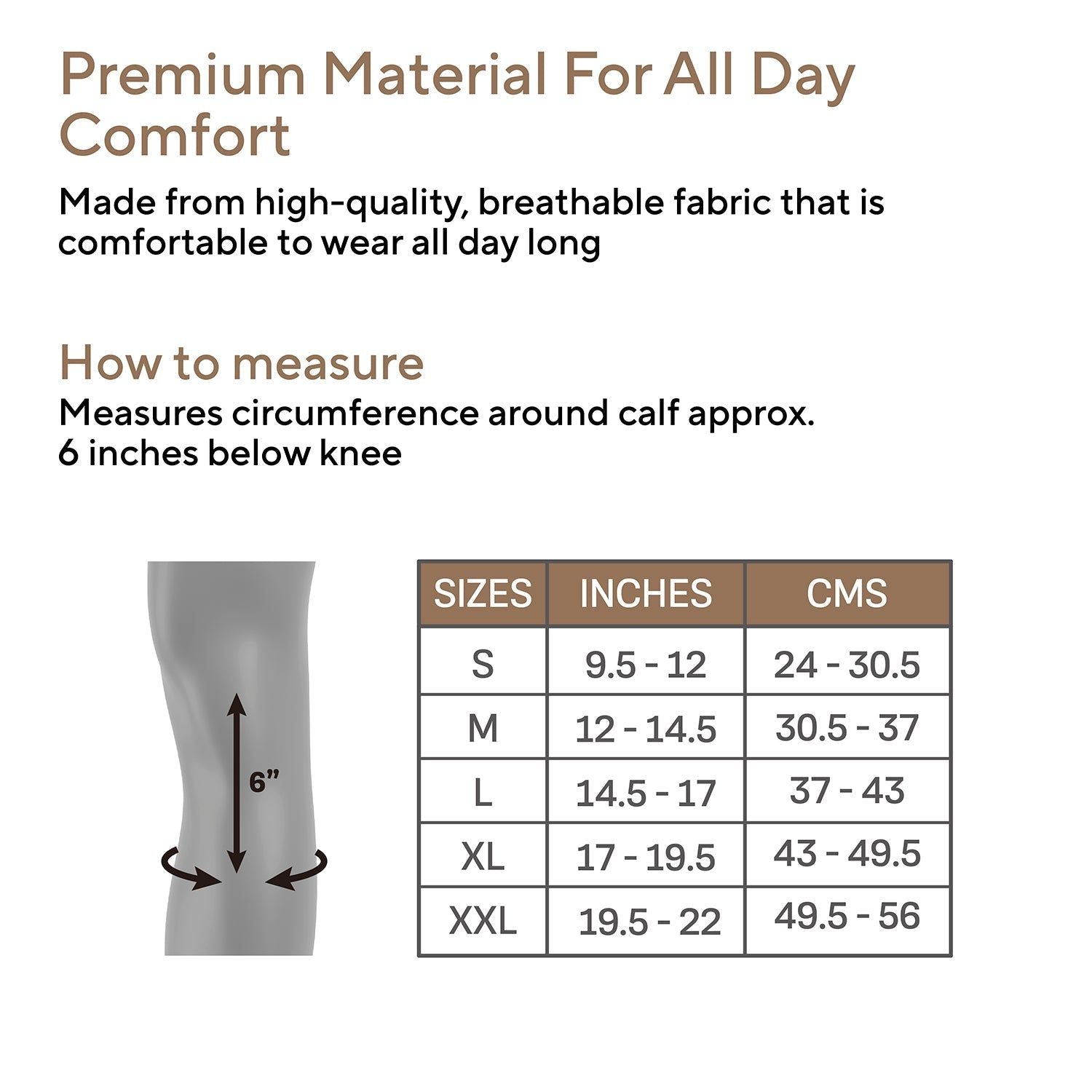 Calf Support Compression Sleeve for Men & Women