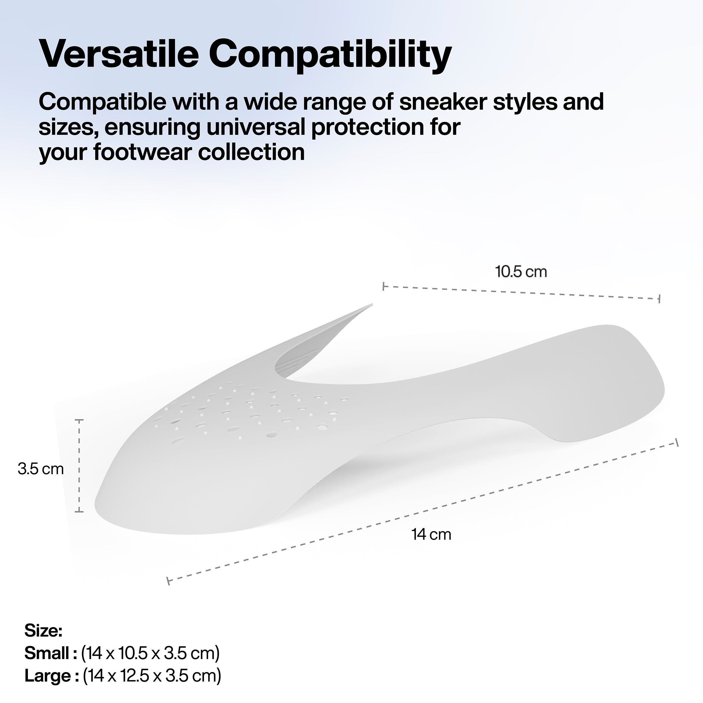 One Layer Anti-Wrinkle Shoe Protection Guards for Sneakers