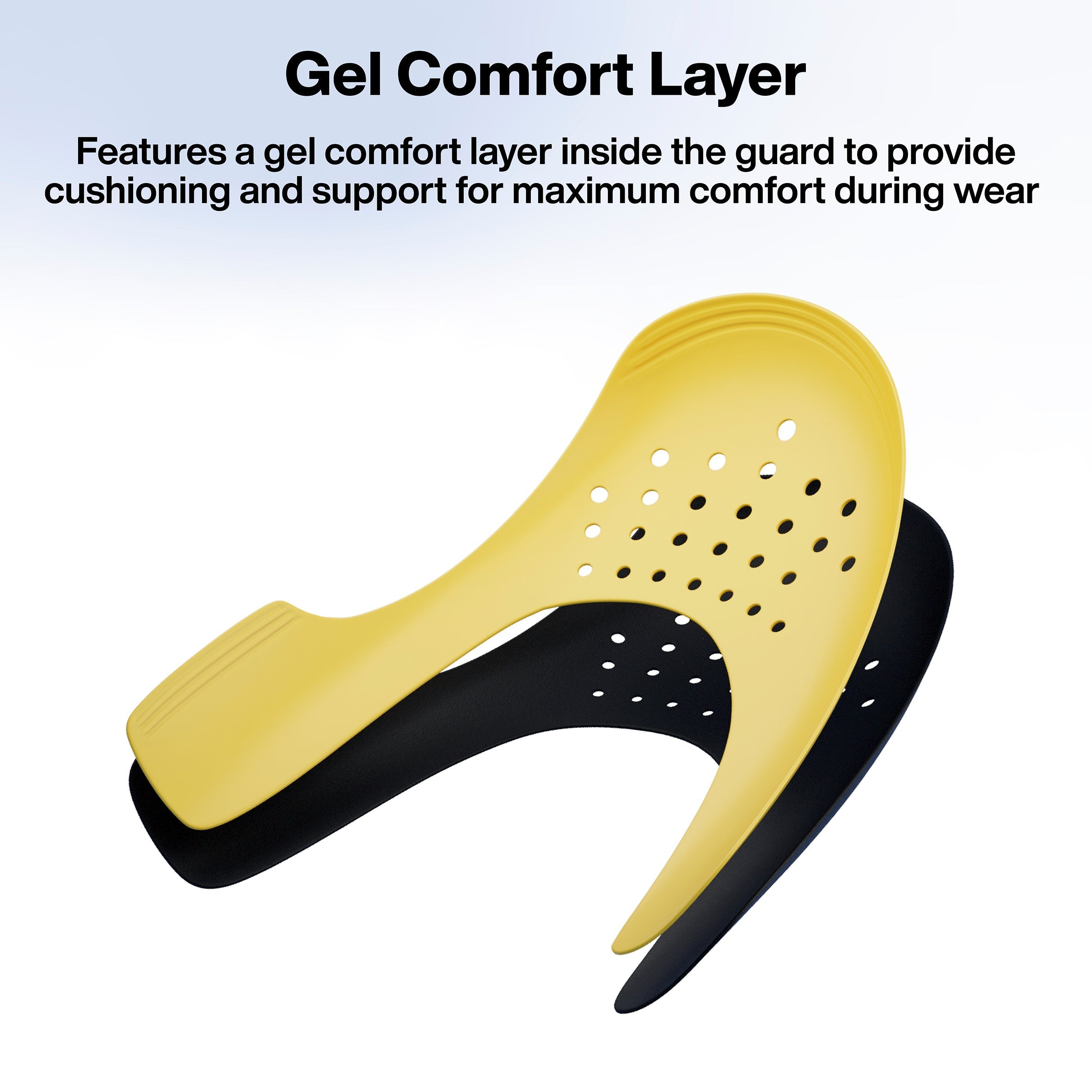 Two Layer Anti-Wrinkle Shoe Protection Guards with Gel Comfort Layer Inside