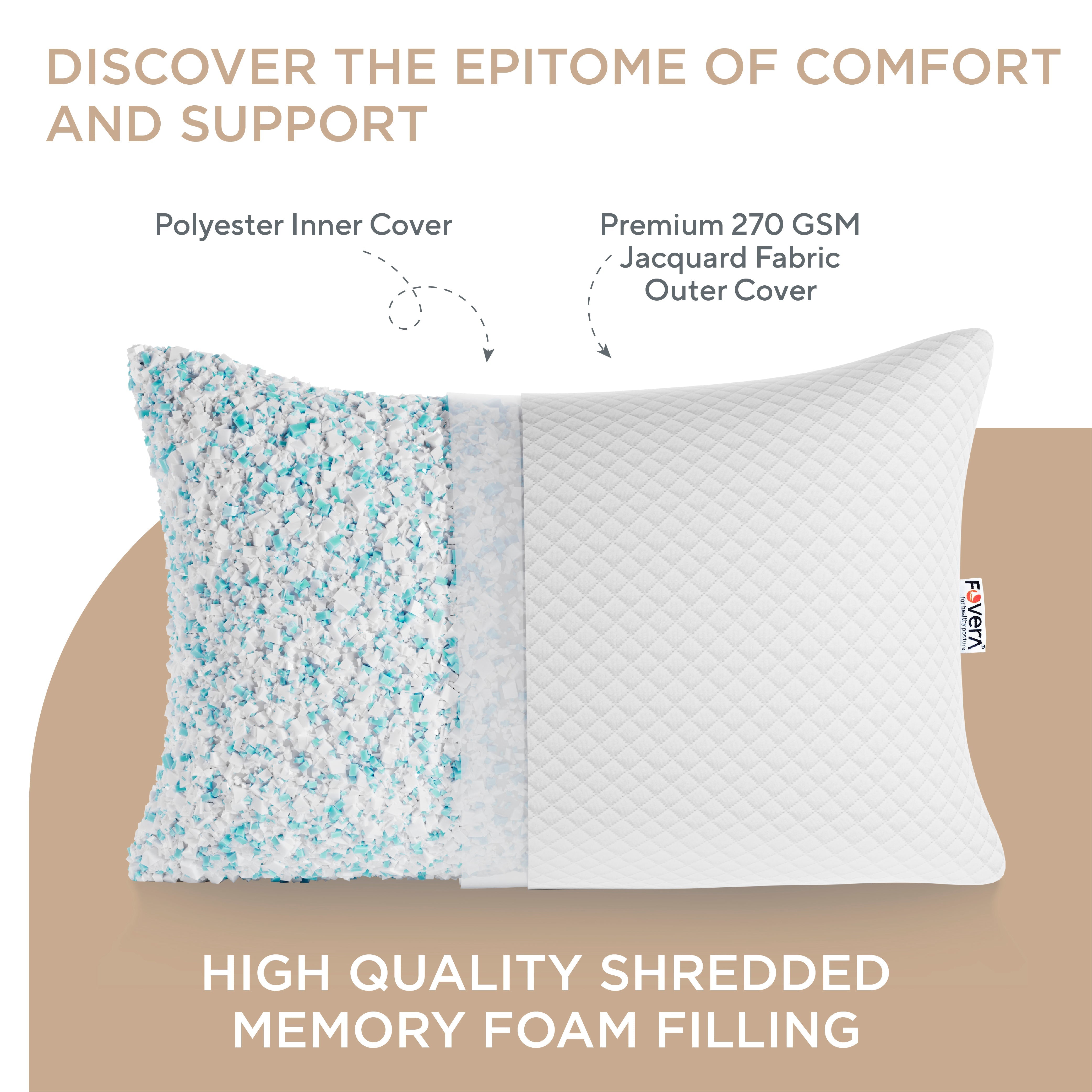 Shredded Memory Foam Customizable Pillow