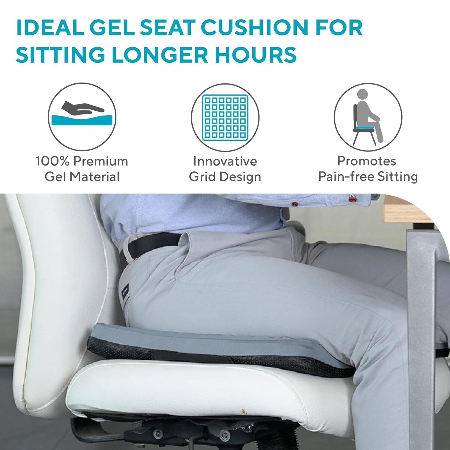 GELRIDE Advanced Gel Seat Cushion – Fovera