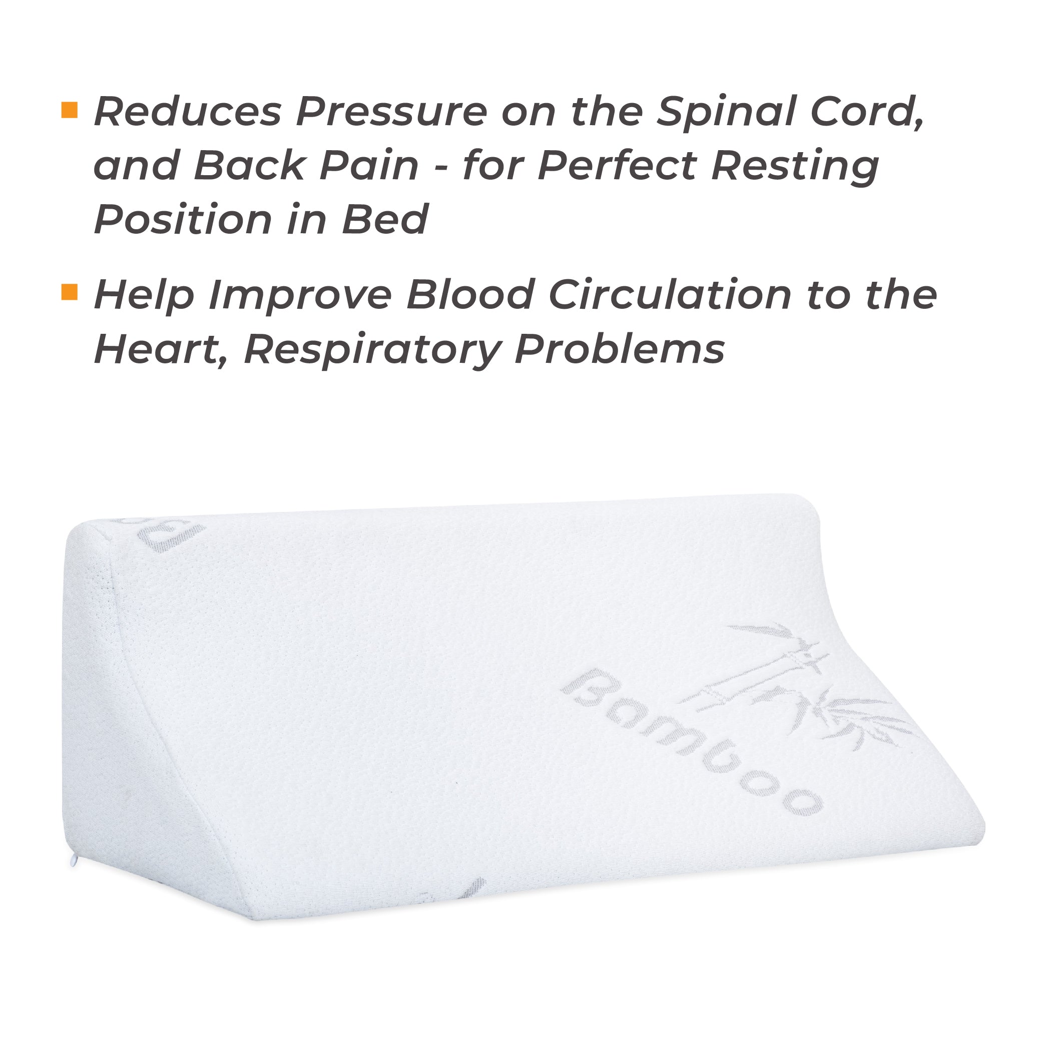 Patient Sleep Positioner Pillow for Perfect Resting Position in Bed