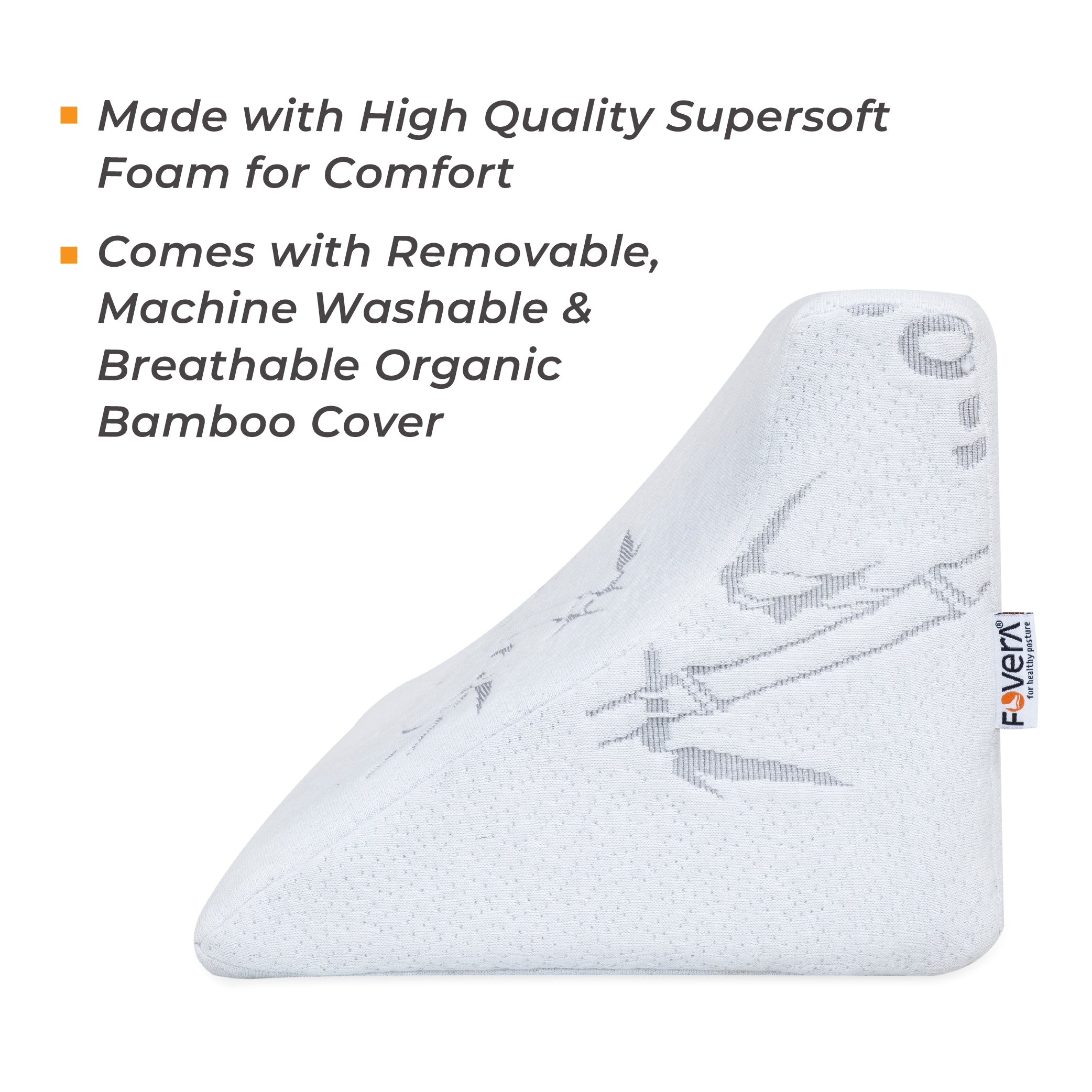 Patient Sleep Positioner Pillow for Perfect Resting Position in Bed