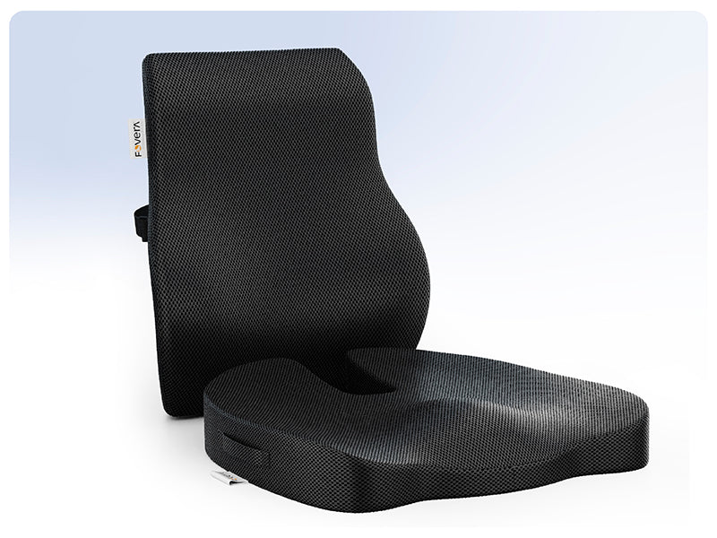 Enhance your Seating Experience with FOVERA Memory Foam Seat Cushion Combo