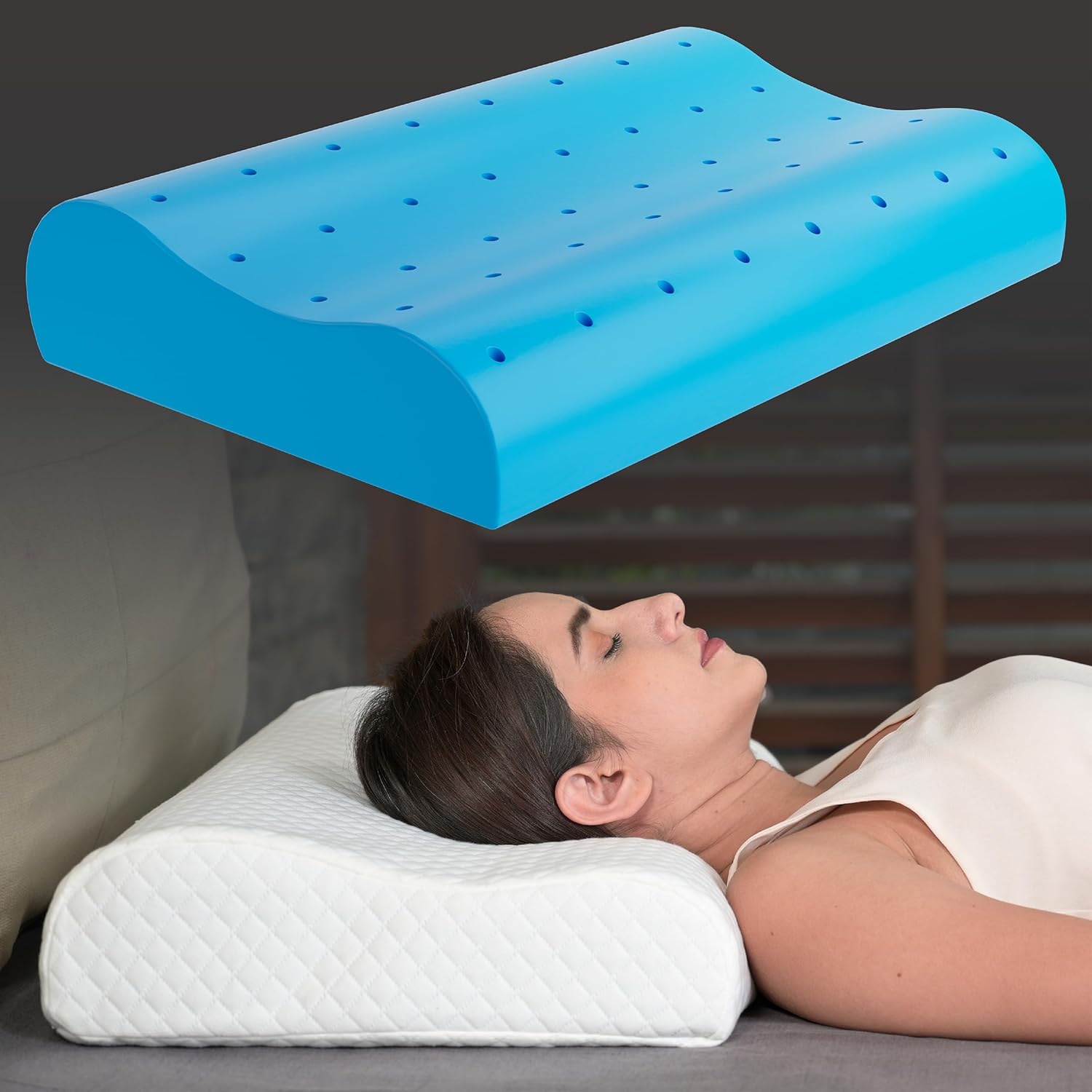 GELRIDE Orthopedic Gel Donut Seat Cushion, Piles Pillow for Hemorrhoids, Pain Relief for Piles, Coccyx, Prostate, Sciatica, Post-Natal, Pregnancy (