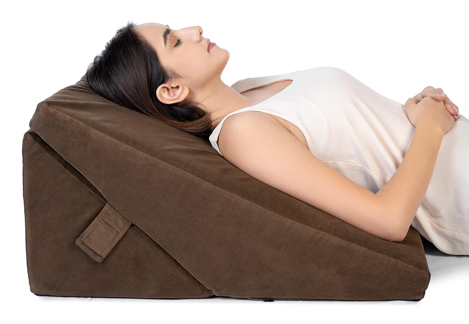 Adjustable Memory Foam Bed Wedge Pillow for Sleeping, Acid Reflux, GERD, Snoring, Pregnancy