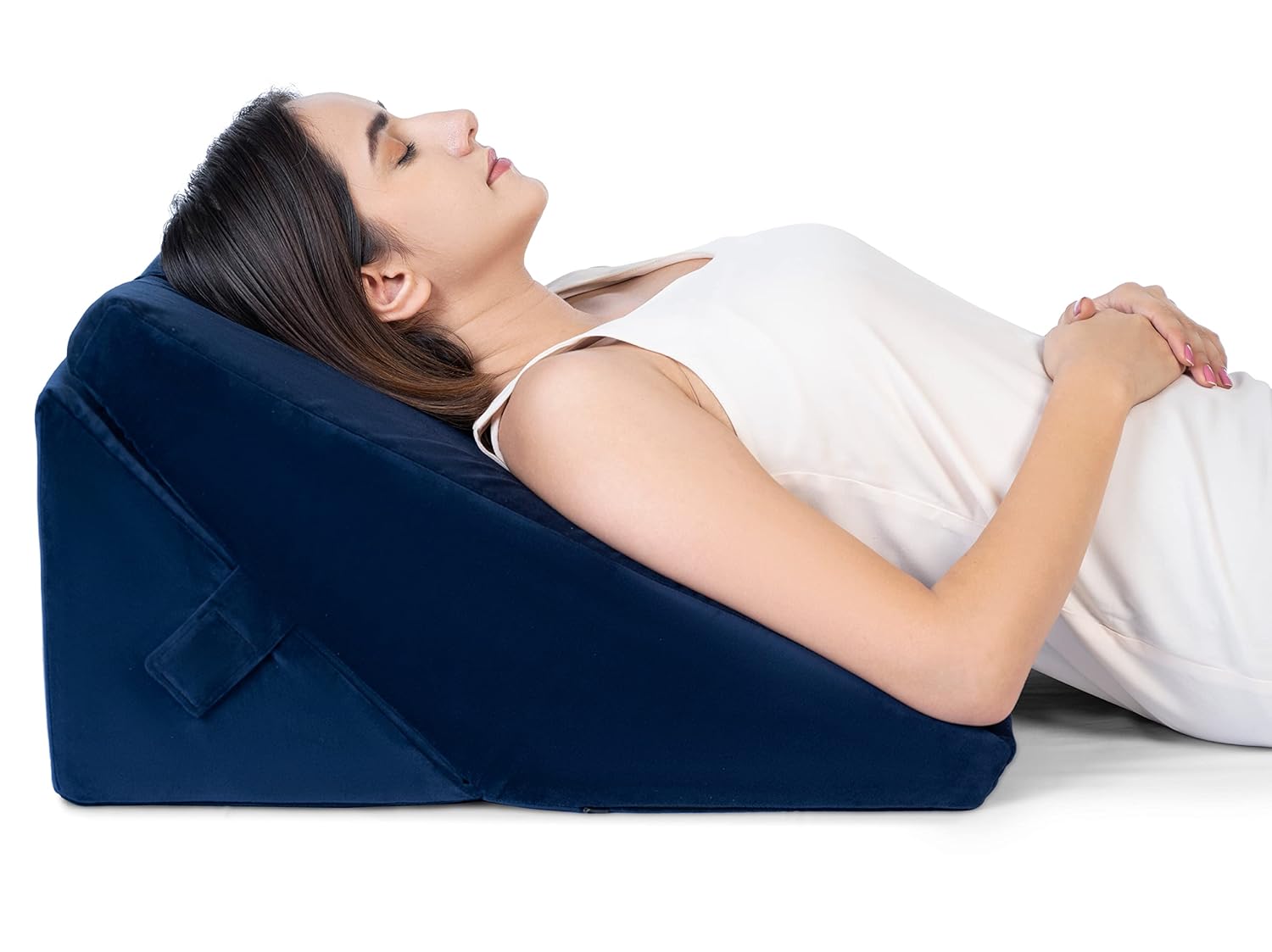 Adjustable Memory Foam Bed Wedge Pillow for Sleeping, Acid Reflux, GERD, Snoring, Pregnancy